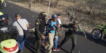 Capturan a 28 personas que bloquearon la Troncal del Caribe para pedir dinero