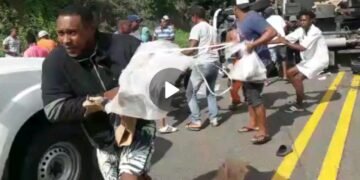 Video | Judicializarán a personas que saquearon furgón en la vía Barranquilla-Cartagena