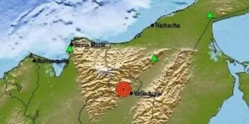 Sismo de 2.9 sacudió Valledupar esta madrugada