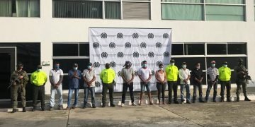 Siete capturados por enviar cocaína camuflada entre bananos a Europa