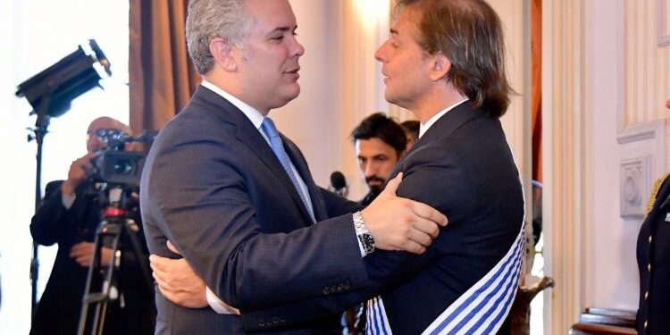 Duque y Lacalle suscriben un tratado de cooperación judicial y extradición