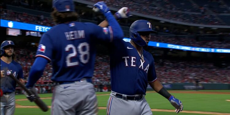 Meibrys Viloria bateó jonrón con Texas y Ohtani llegó a 22 en la temporada