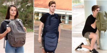 Mochilas antibalas contra la epidemia de tiroteos escolares en EEUU