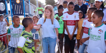 “Carreto estrena su primer parque con cancha múltiple y juegos infantiles”: Elsa Noguera
