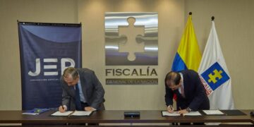 Fiscalía y JEP firman acuerdo de cooperación contra la impunidad