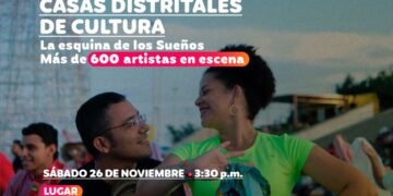 Acompaña el cierre de Casas Distritales de Cultura en el parque Sagrado Corazón