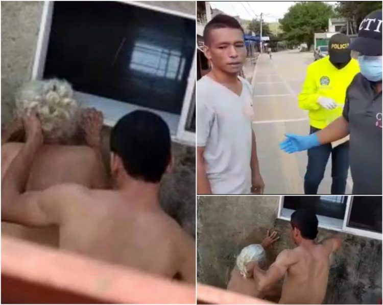 Juan Ayala, capturado por golpear brutalmente a su mamá, una mujer de 84 años.